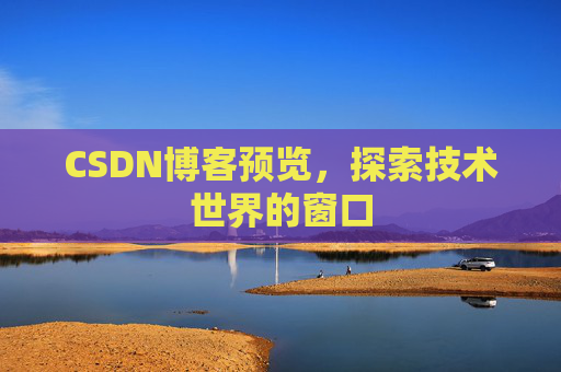 CSDN博客预览，探索技术世界的窗口